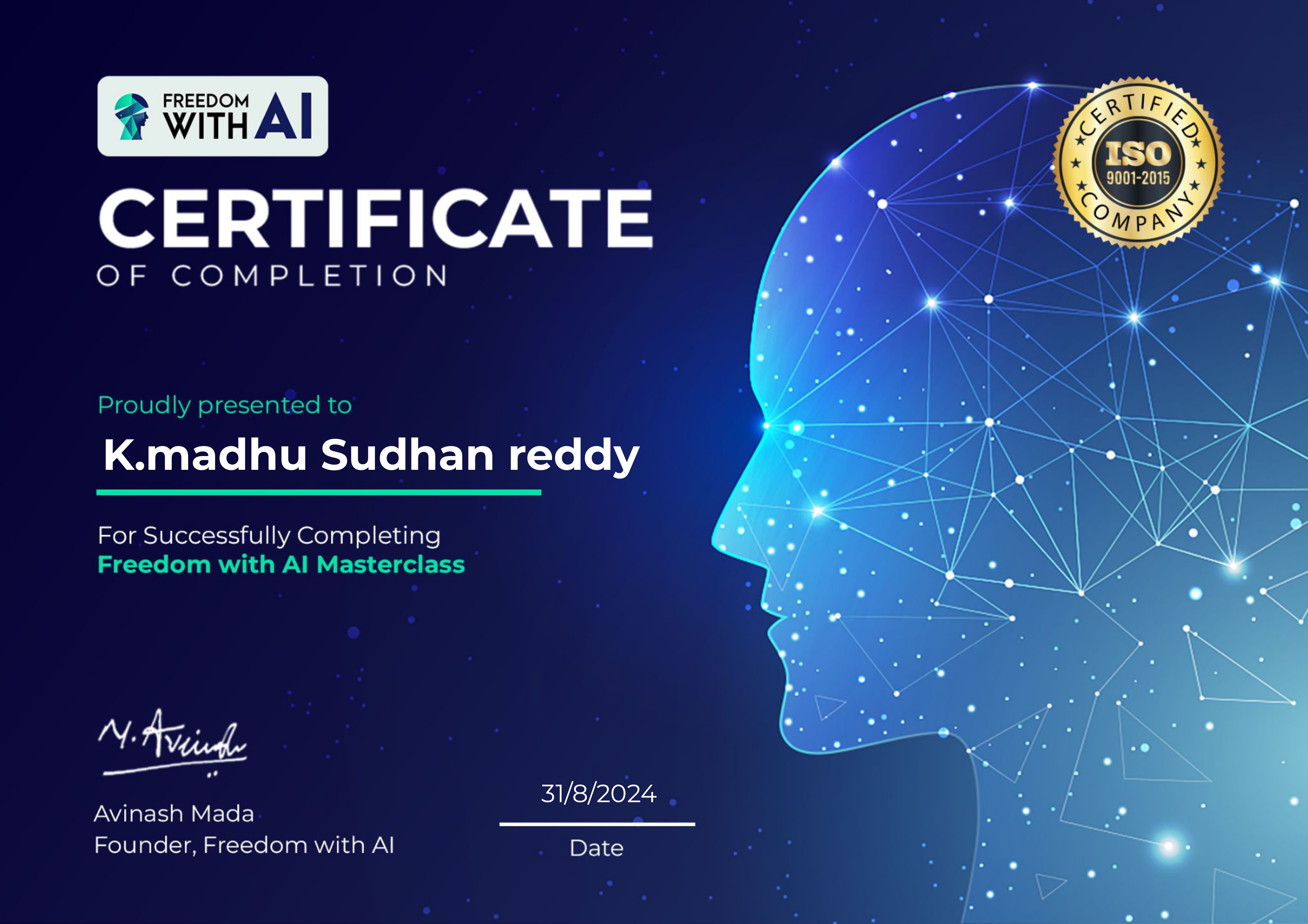 Certificate 19